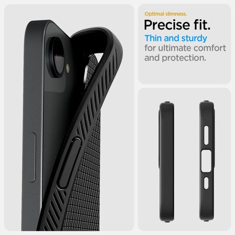 Λεπτομέρεια τεχνολογίας Air Cushion® στη θήκη Spigen για iPhone 16e