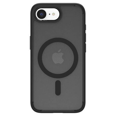 Πίσω όψη θήκης Spigen Ultra Hybrid MagFit Frost Black με ημιδιαφανή σχεδιασμό