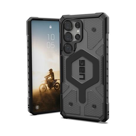 UAG Pathfinder Magnet - Ash τοποθετημένη στο Samsung Galaxy S25 Ultra 5G.