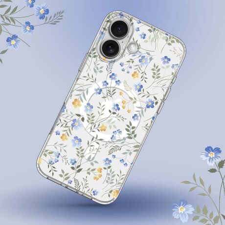 Ρομαντική MagSafe θήκη iPhone 16e Spring Flowers, συμβατή με ασύρματη φόρτιση
