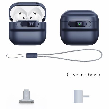 SR Pulse HaloLock θήκη με λουράκι για AirPods 4
