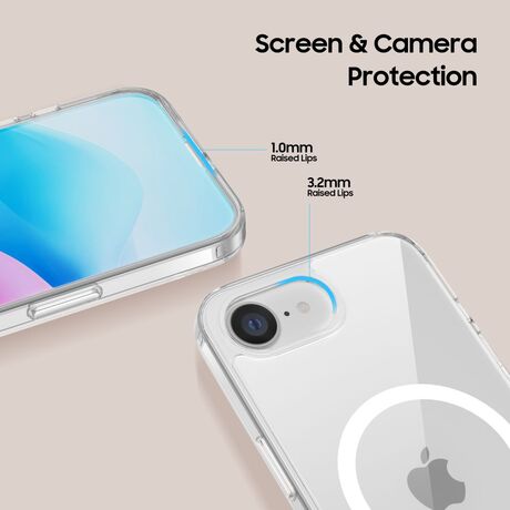 Θήκη Tech-Protect FlexAir Hybrid MagSafe με υπερυψωμένες άκρες για προστασία κάμερας