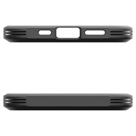 Προβολή θήκης Spigen Tough Armor MagFit AI Μαύρη σε iPhone 16e