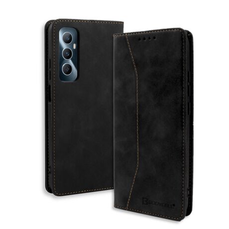 Θήκη Bodycell PU Leather Book για Realme C65 - Μαύρη