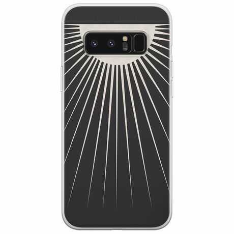 Minimal Moon Samsung Galaxy Note 8 Flexible TPU (Διάφανη Σιλικόνη)