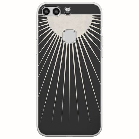 Minimal Moon Huawei P9 Lite Flexible TPU (Διάφανη Σιλικόνη)