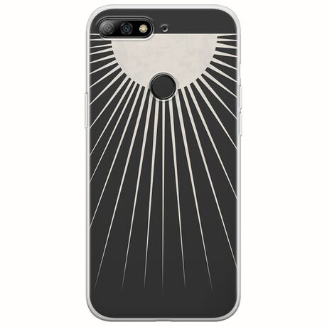 Minimal Moon Huawei Y7 2018 / Y7 Prime 2018 Flexible TPU (Διάφανη Σιλικόνη)