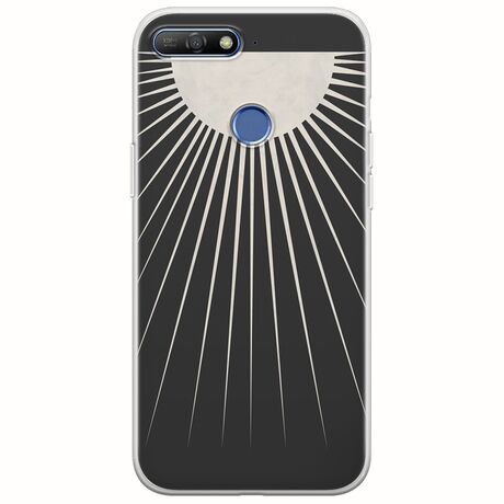 Minimal Moon Huawei Y6 Prime 2018 Flexible TPU (Διάφανη Σιλικόνη)