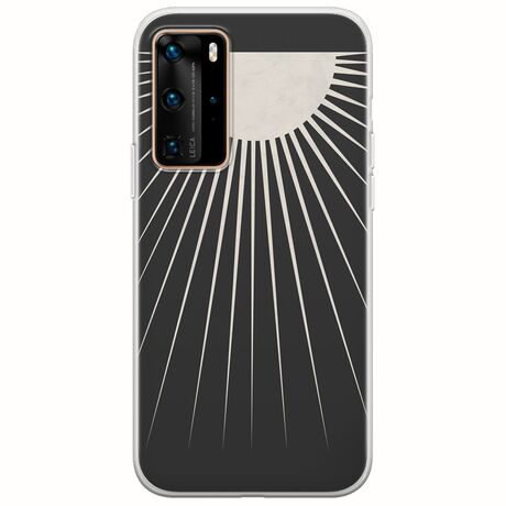 Minimal Moon Huawei P40 Pro Flexible TPU (Διάφανη Σιλικόνη)