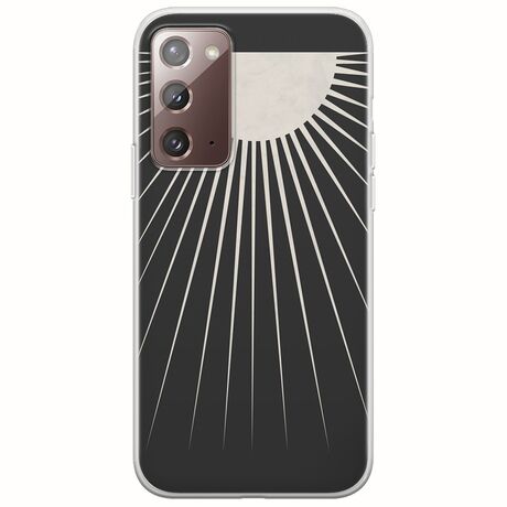 Minimal Moon Samsung Galaxy Note 20 Flexible TPU (Διάφανη Σιλικόνη)