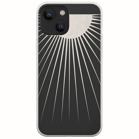 Minimal Moon iPhone 13  Flexible TPU (Διάφανη Σιλικόνη)
