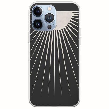 Minimal Moon iPhone 13 Pro Flexible TPU (Διάφανη Σιλικόνη)