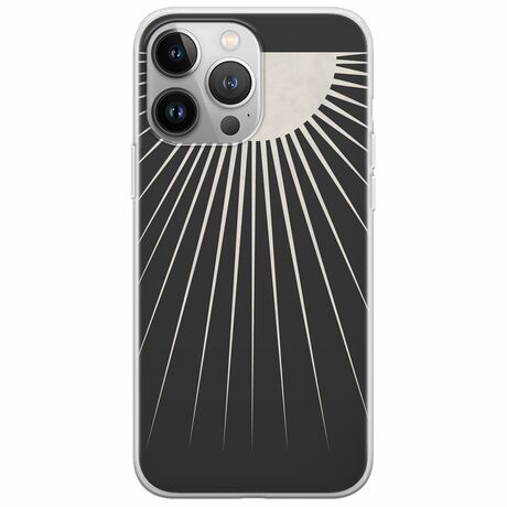 Minimal Moon iPhone 13 Pro Max Flexible TPU (Διάφανη Σιλικόνη)