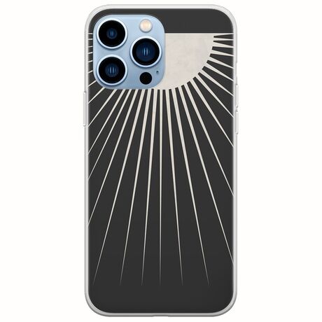 Minimal Moon iPhone 14 Pro Max Flexible TPU (Διάφανη Σιλικόνη)