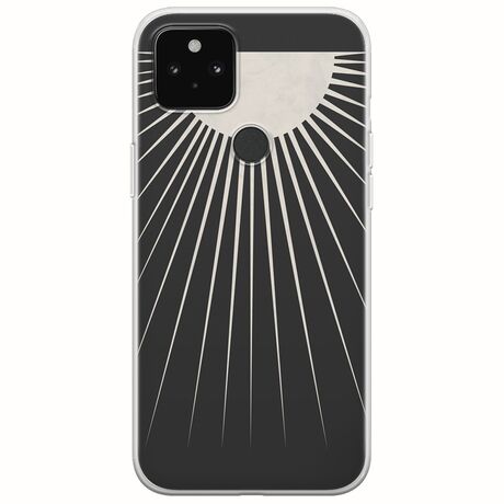 Minimal Moon Google Pixel 5 Flexible TPU (Διάφανη Σιλικόνη)