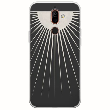Minimal Moon Nokia 7 Plus  Flexible TPU (Διάφανη Σιλικόνη)