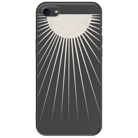 Minimal Moon iPhone 7 Black TPU (Μαύρη Σιλικόνη)