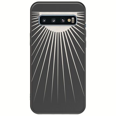 Minimal Moon Samsung Galaxy S10 Plus Black TPU (Μαύρη Σιλικόνη)