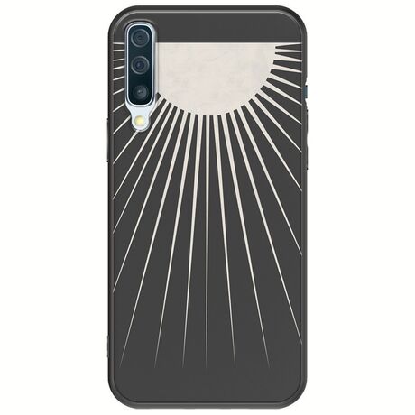 Minimal Moon Samsung Galaxy A50 Black TPU (Μαύρη Σιλικόνη)