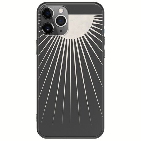 Minimal Moon iPhone 11 Pro Max Black TPU (Μαύρη Σιλικόνη)