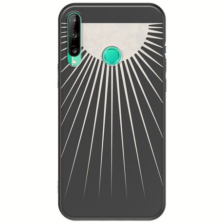 Minimal Moon Huawei P40 Lite E Black TPU (Μαύρη Σιλικόνη)