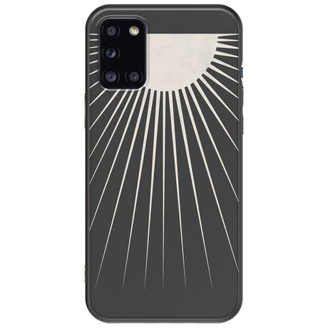 Minimal Moon Samsung Galaxy A31 Black TPU (Μαύρη Σιλικόνη)