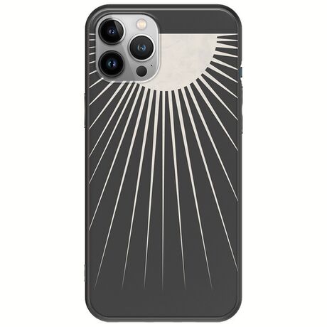 Minimal Moon iPhone 12 Pro Max Black TPU (Μαύρη Σιλικόνη)