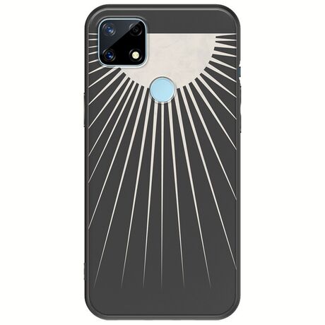 Minimal Moon Realme 7i Black TPU (Μαύρη Σιλικόνη)