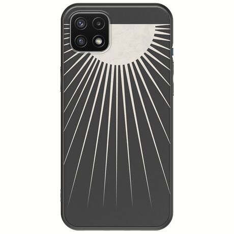Minimal Moon Samsung Galaxy A22 5G Black TPU (Μαύρη Σιλικόνη)
