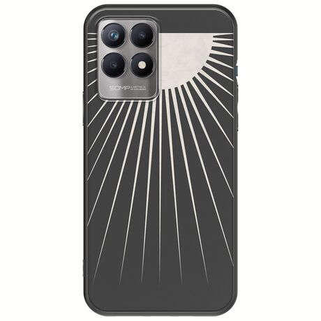 Minimal Moon Realme 8i Black TPU (Μαύρη Σιλικόνη)