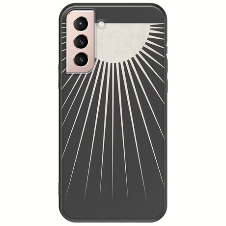 Minimal Moon Samsung Galaxy S21 FE 5G Black TPU (Μαύρη Σιλικόνη)