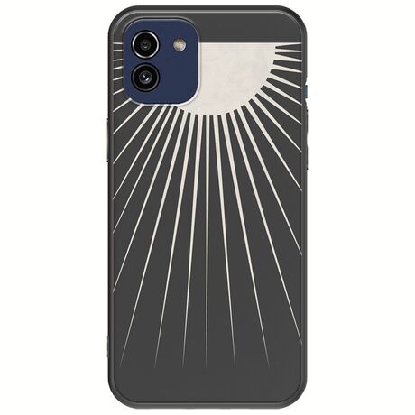 Minimal Moon Samsung Galaxy A03 Black TPU (Μαύρη Σιλικόνη)