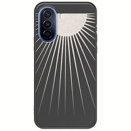 Minimal Moon Huawei Nova Y70 Black TPU (Μαύρη Σιλικόνη)