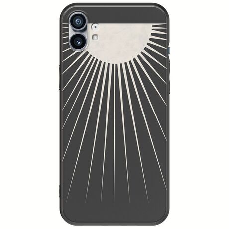 Minimal Moon Nothing Phone (1) Black TPU (Μαύρη Σιλικόνη)