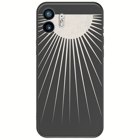 Minimal Moon Nothing Phone (2) Black TPU (Μαύρη Σιλικόνη)