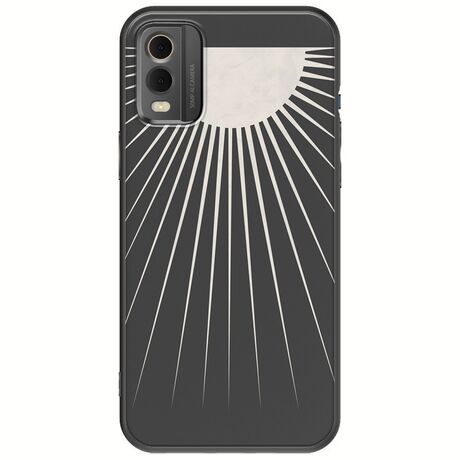 Minimal Moon Nokia C32 Black TPU (Μαύρη Σιλικόνη)