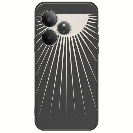 Minimal Moon Realme GT 6T 5G Black TPU (Μαύρη Σιλικόνη)