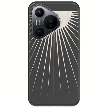 Minimal Moon Huawei Pura 70 Black TPU (Μαύρη Σιλικόνη)