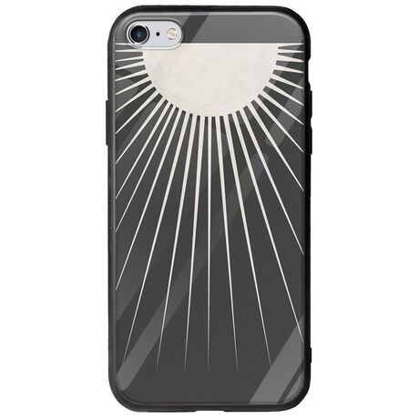 Minimal Moon iPhone 6 Plus / iPhone 6s Plus Groove TPU (Tempered Glass και TPU)