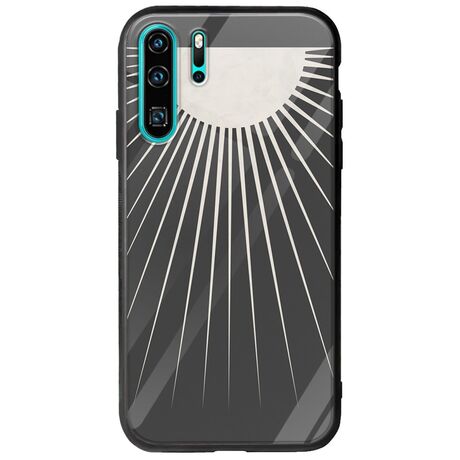 Minimal Moon Huawei P30 Pro Groove TPU (Tempered Glass και TPU)