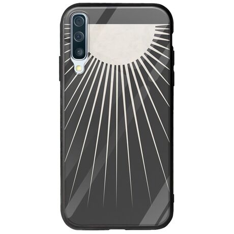 Minimal Moon Samsung Galaxy A50 Groove TPU (Tempered Glass και TPU)