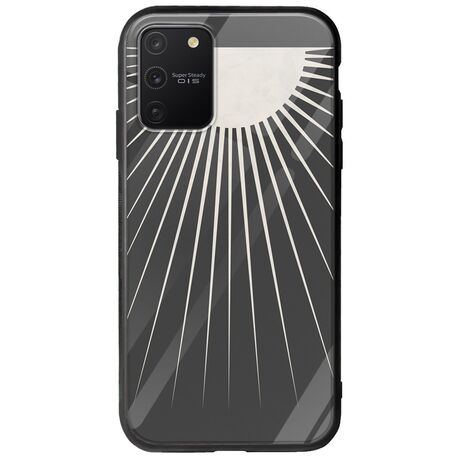 Minimal Moon Samsung Galaxy S10 Lite Groove TPU (Tempered Glass και TPU)