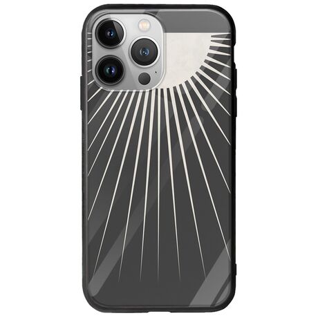 Minimal Moon iPhone 13 Pro Max Groove TPU (Tempered Glass και TPU)
