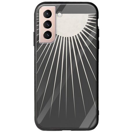 Minimal Moon Samsung Galaxy S21 FE 5G Groove TPU (Tempered Glass και TPU)