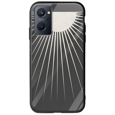 Minimal Moon Realme 9i Groove TPU (Tempered Glass και TPU)