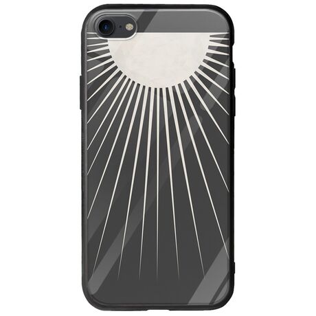 Minimal Moon iPhone SE (2022) 5G Groove TPU (Tempered Glass και TPU)