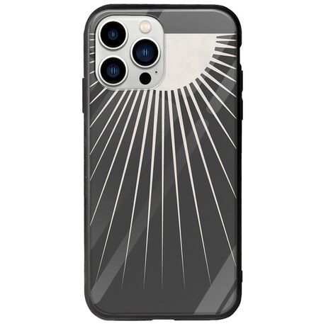 Minimal Moon iPhone 14 Pro Groove TPU (Tempered Glass και TPU)