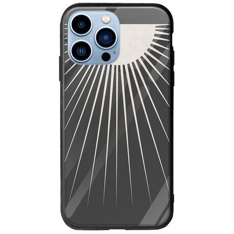 Minimal Moon iPhone 14 Pro Max Groove TPU (Tempered Glass και TPU)