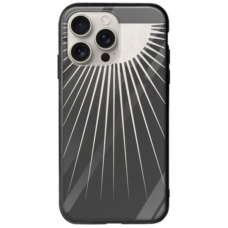 Minimal Moon iPhone 16 Pro Groove TPU (Tempered Glass και TPU)