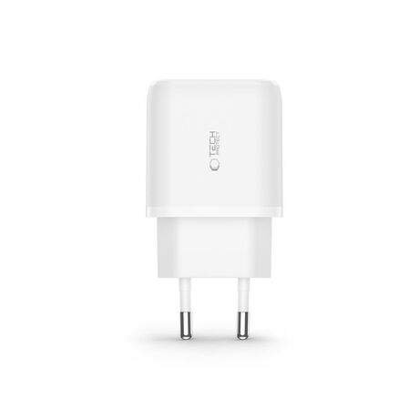 Διπλή έξοδος φορτιστή με καλώδιο Type-C 1m
